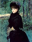 La Promenade Madame Gamby, Edouard Manet